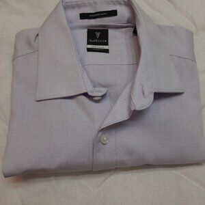 WRINKLE RESISTANT AND DURABLE PRESS COTTON-VERY LIGHT LILAC COLOUR FULL SHIRT